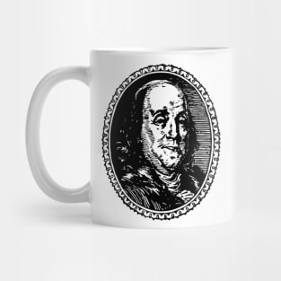 Benjamin Franklin vector illustration Mug